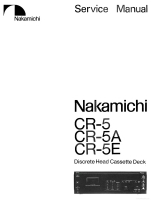 Nakamichi CR-5-CR-5A-CR-5E-Service-Manual